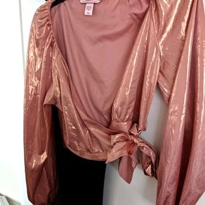 Victoria's Secret Chrome Peach Blouse